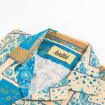 Load image into Gallery viewer, Paisley Camp Collar- South Beach
